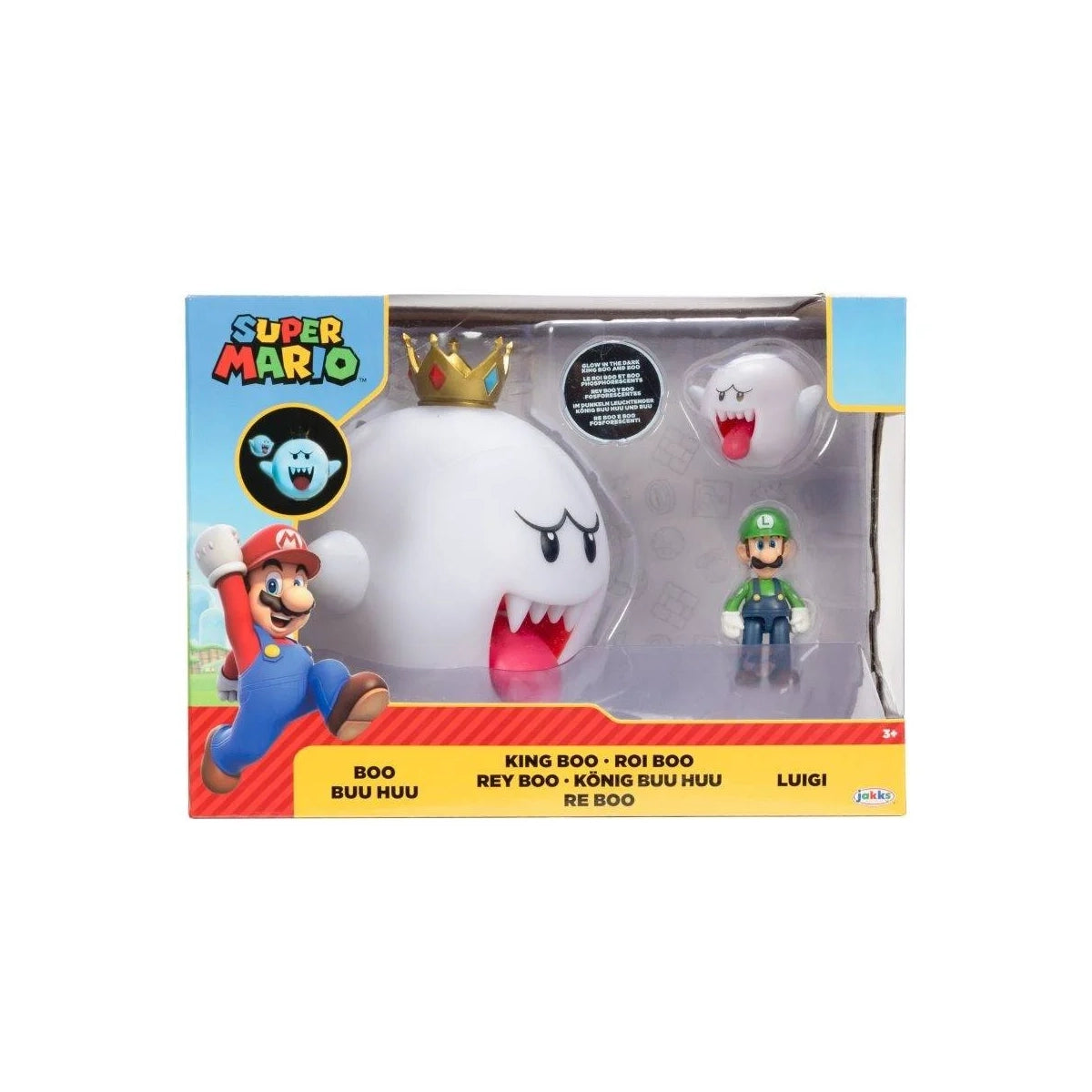 Set Boo, King Boo & Luigi - Super Mario