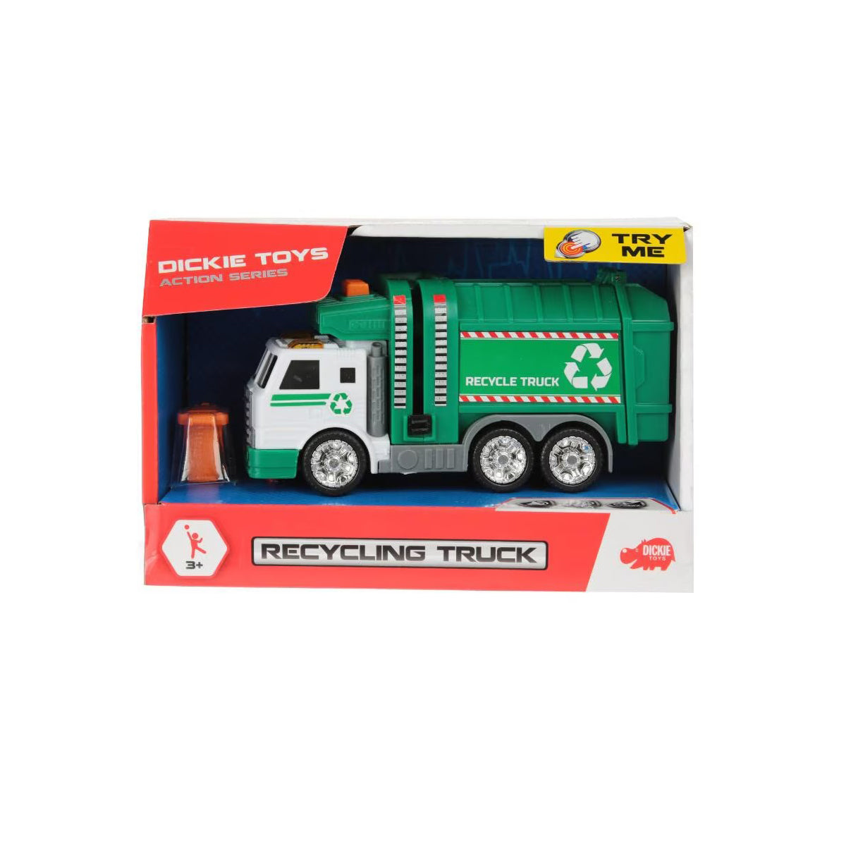 Recycling Truck con Luces y Sonido Pequeño - Dickie Toys