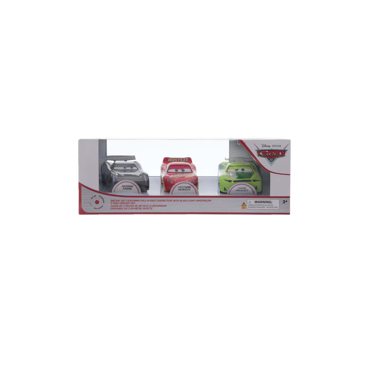 Set Jackson Storm / Lightning McQueen / Chase Racelott - Disney
