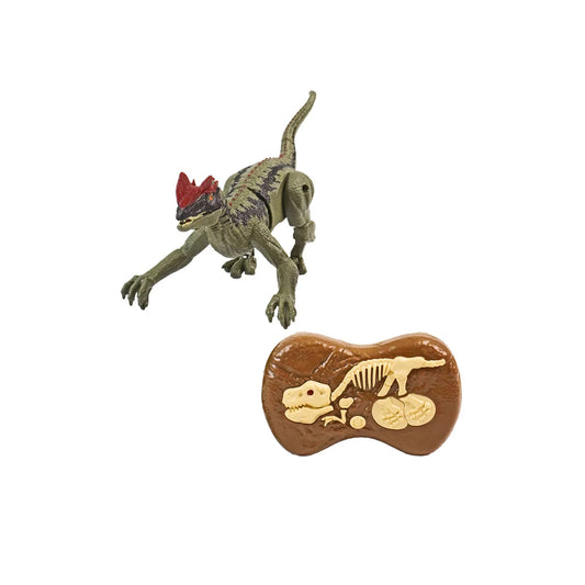 2.4G R/C Dinosaur de Control Remoto Verde Cresta Roja