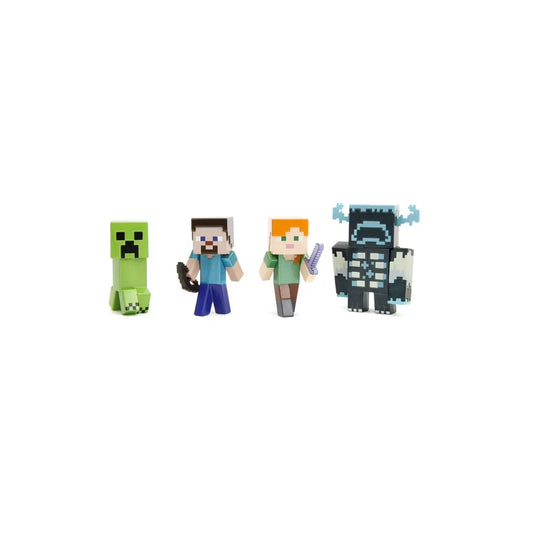 Metalfigs 4 Figuras metalicas - Minecraft - Jada