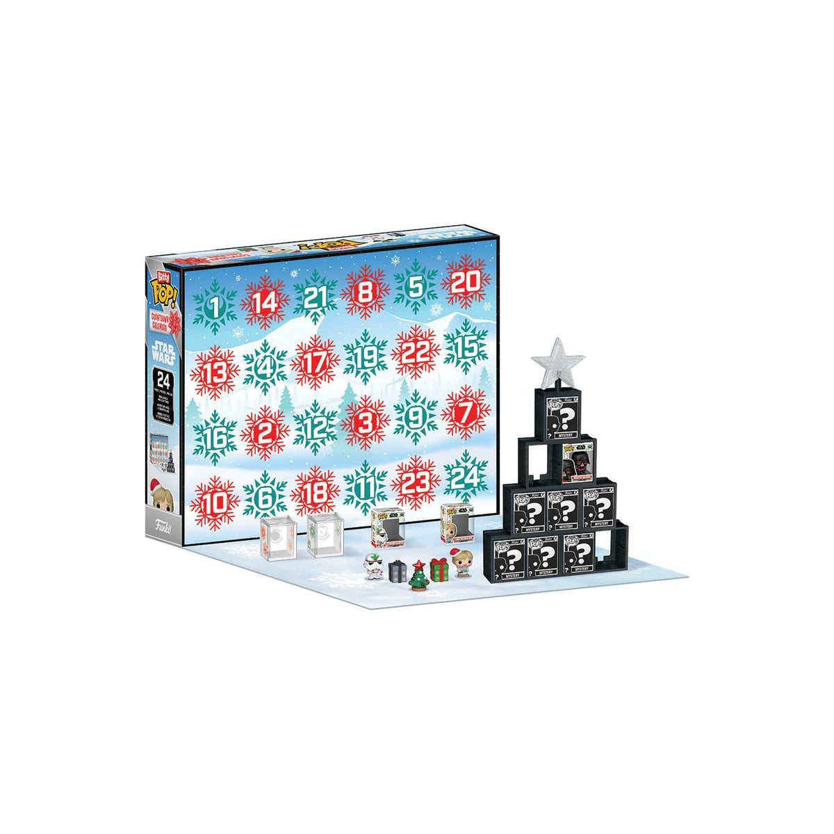 Calendario de Adviento Star Wars - Funko Pop Bitty 2026