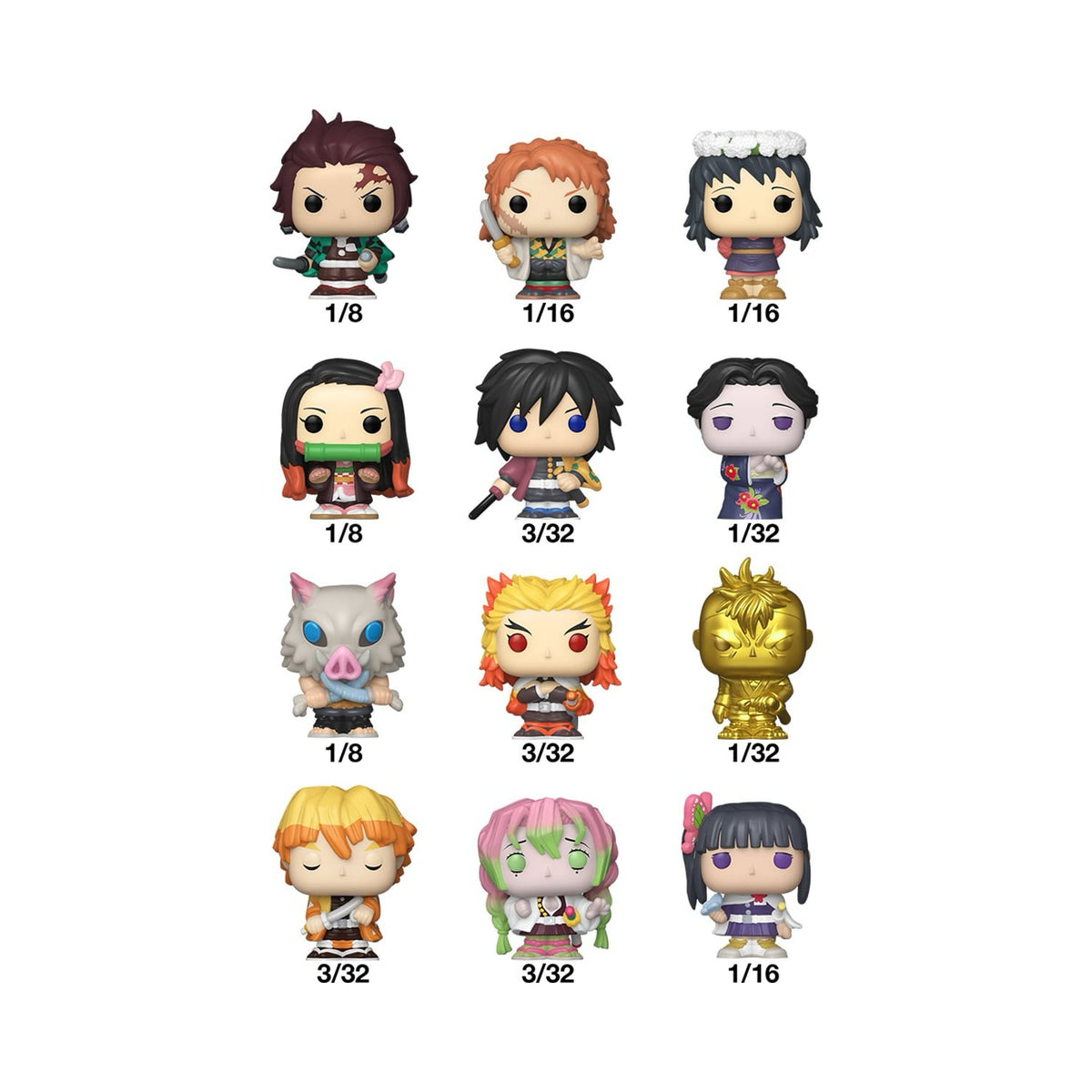 Minifigura Sorpresa - Demon Slayer - Funko Bitty Pop (1pz)