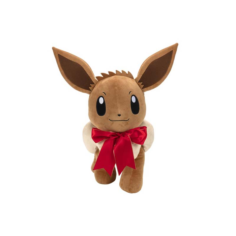 Peluche Gigante Eevee con Moño 24 Pulgadas Pokemon - Jazwares