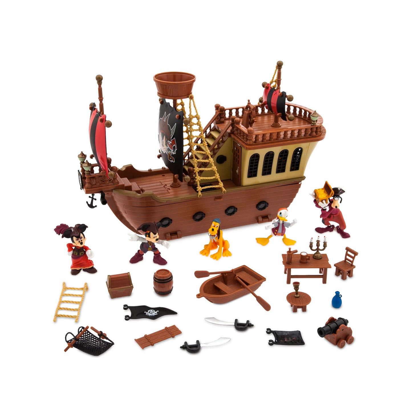 Mickey Mouse Pirates of the Caribbean Ship Playset - Piratas del Caribe - Disney