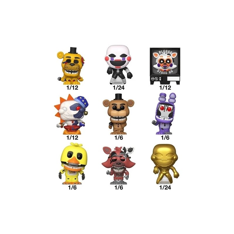 Minifigura Sorpresa - Five Nights at Freddys 2026 - Funko Bitty Pop (1pz)