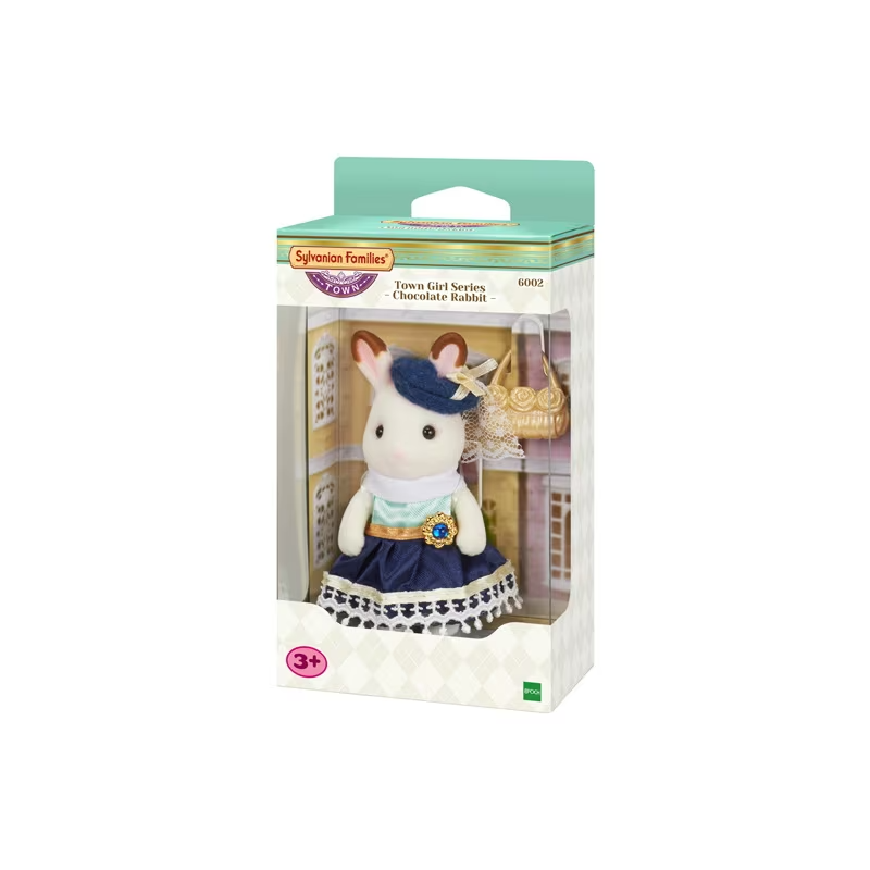 Town Girl Series Chocolate Rabbit - Sylvanian Families