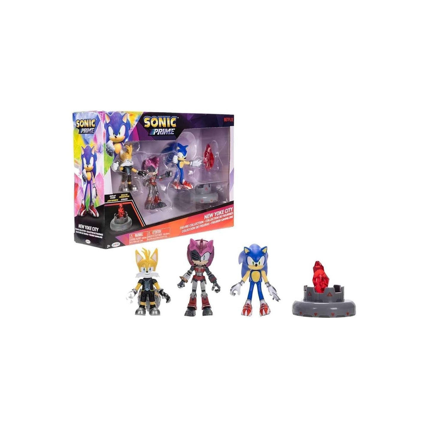 Sonic Prime - Set de Figuras New York City - Jakss