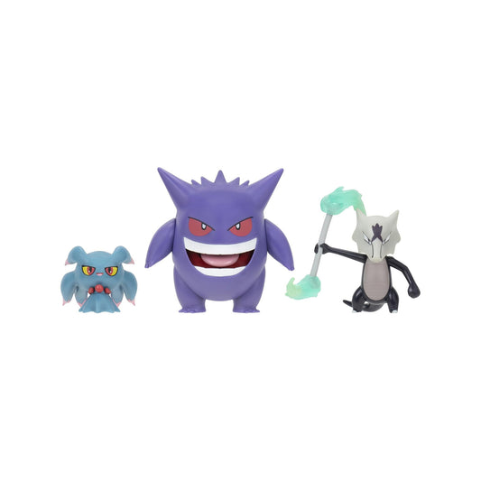 Gengar, Alolan Marowak & Misdreavus Battle Figure Multi-Pack