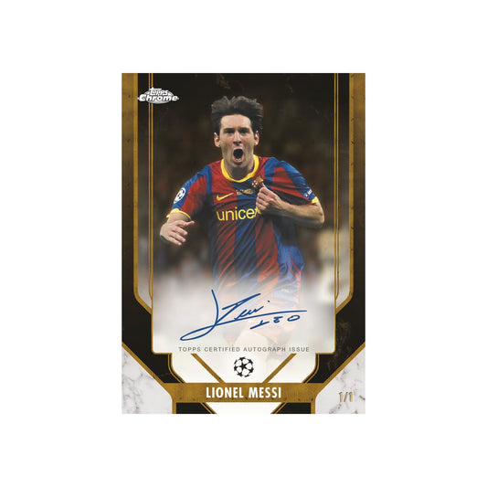 2025-26 Chrome UCC UEFA Club Competitions: Hobby Box - Topps