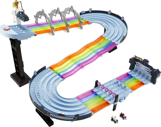 Hot Wheels Mario Kart Rainbow Road Raceway