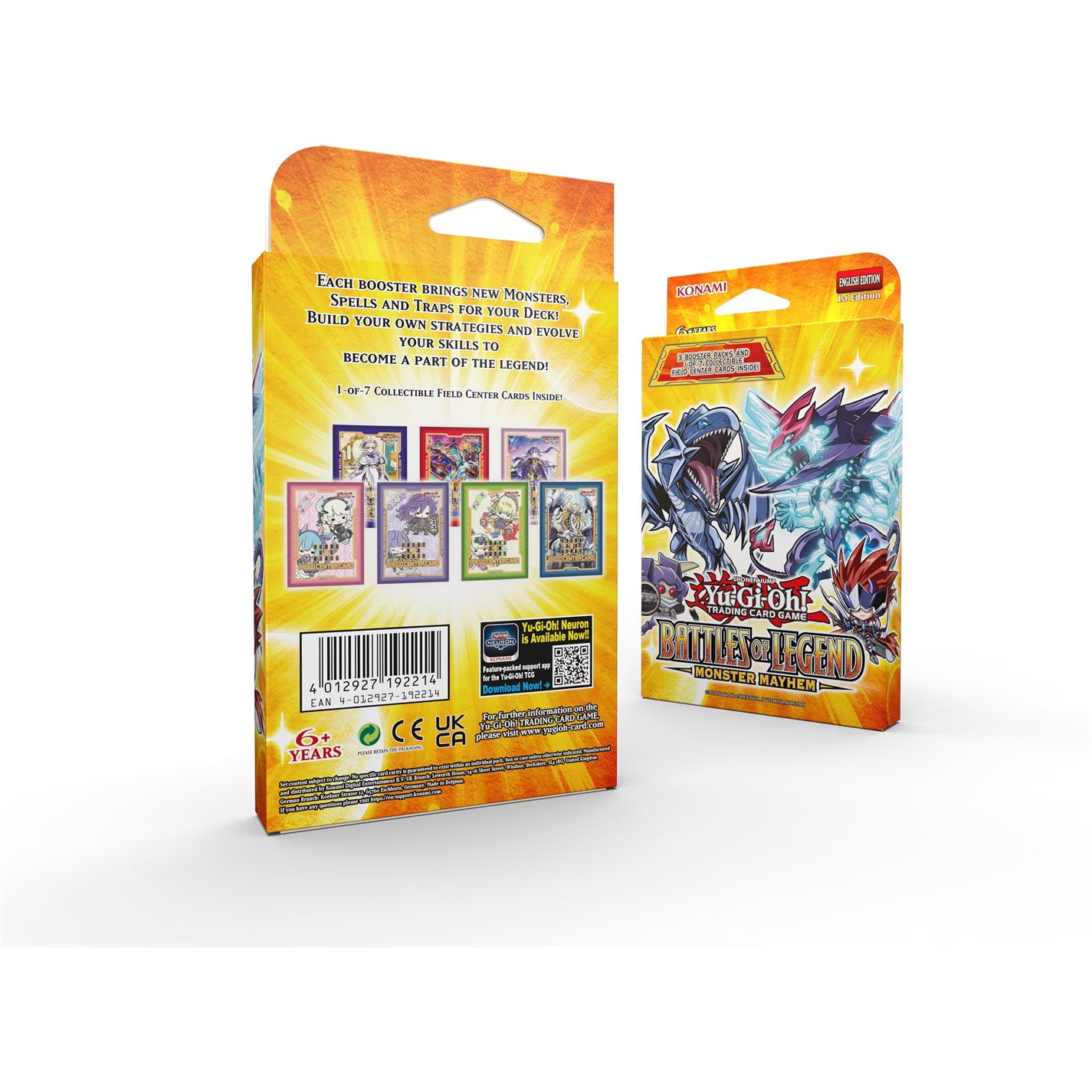 Battles of Legend: Monster Mayhem Tuckbox (3 Boosters + 1 Field Center)