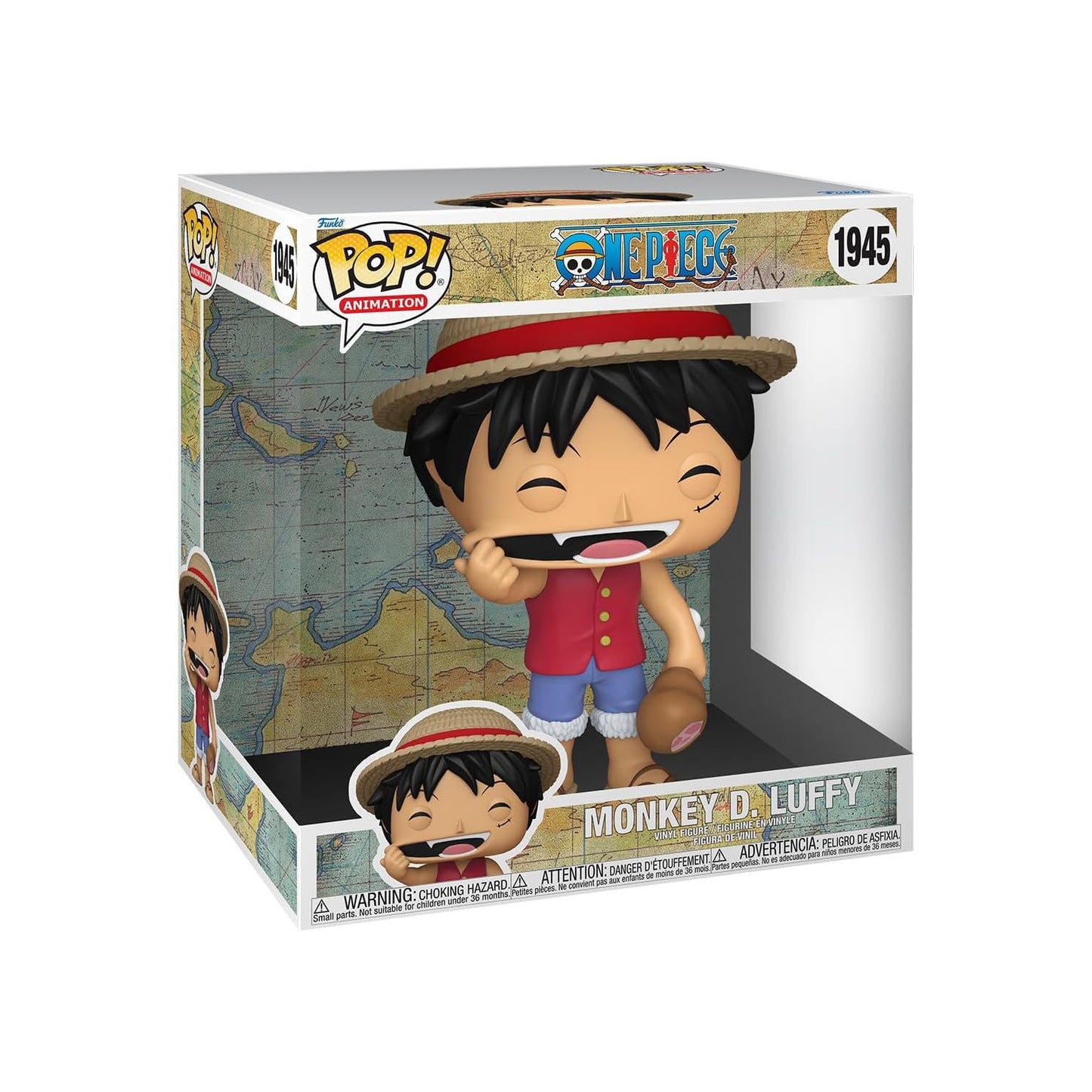 Monkey D Luffy 1945 - Funko Pop Jumbo 10 Pulgadas