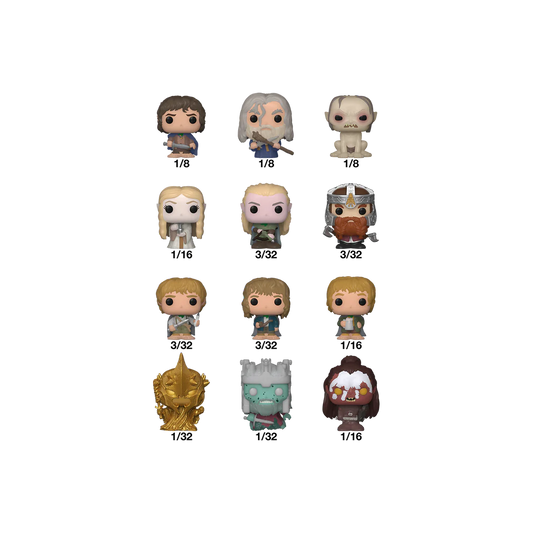 Minifigura Sorpresa - The Lord of the Rings - Funko Bitty Pop (1pz)