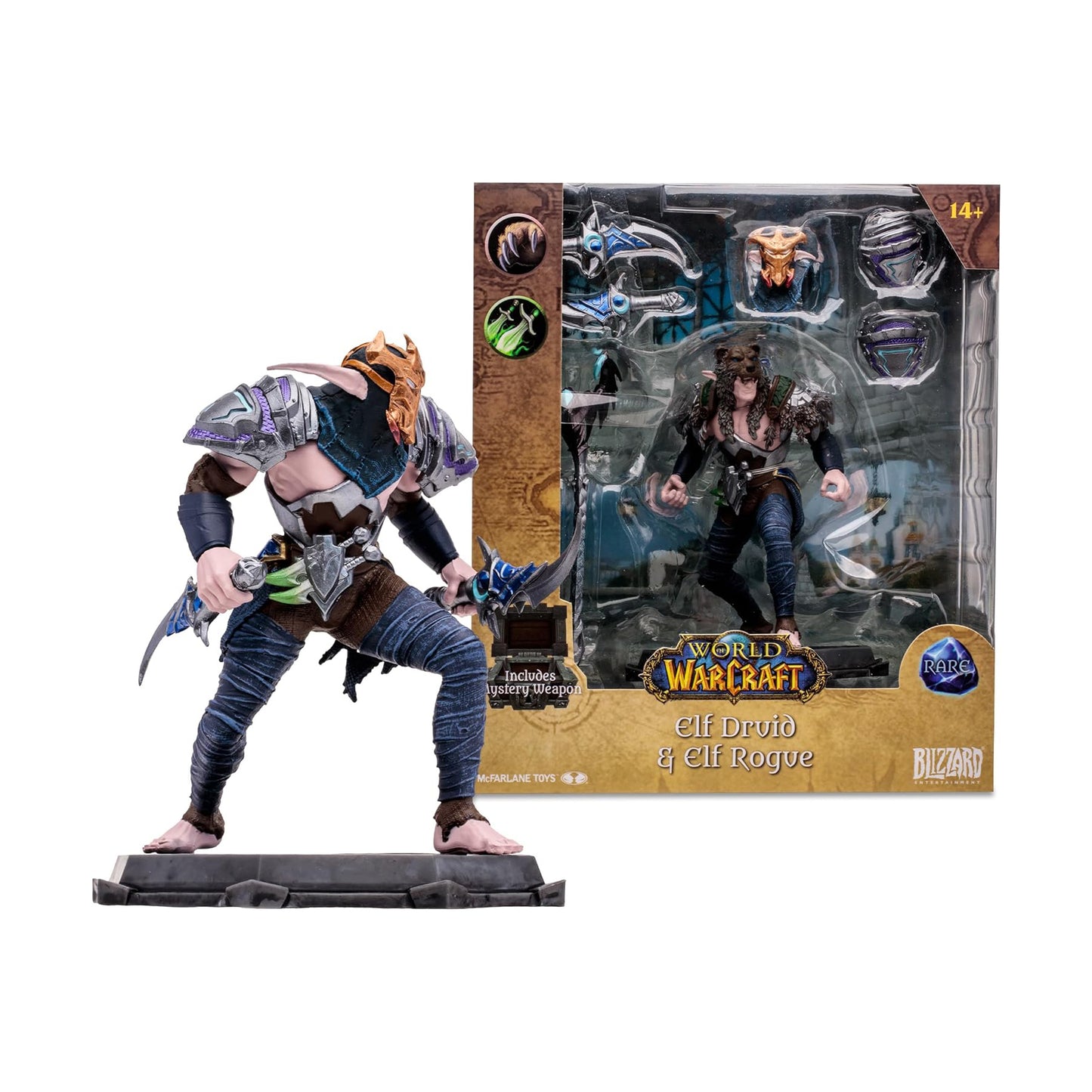 World of Warcraft - Elf Druid & Elf Rogue - McFarlane