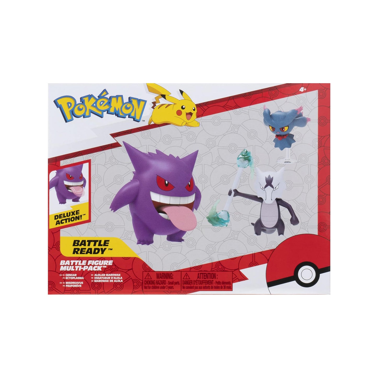 Gengar, Alolan Marowak & Misdreavus Battle Figure Multi-Pack