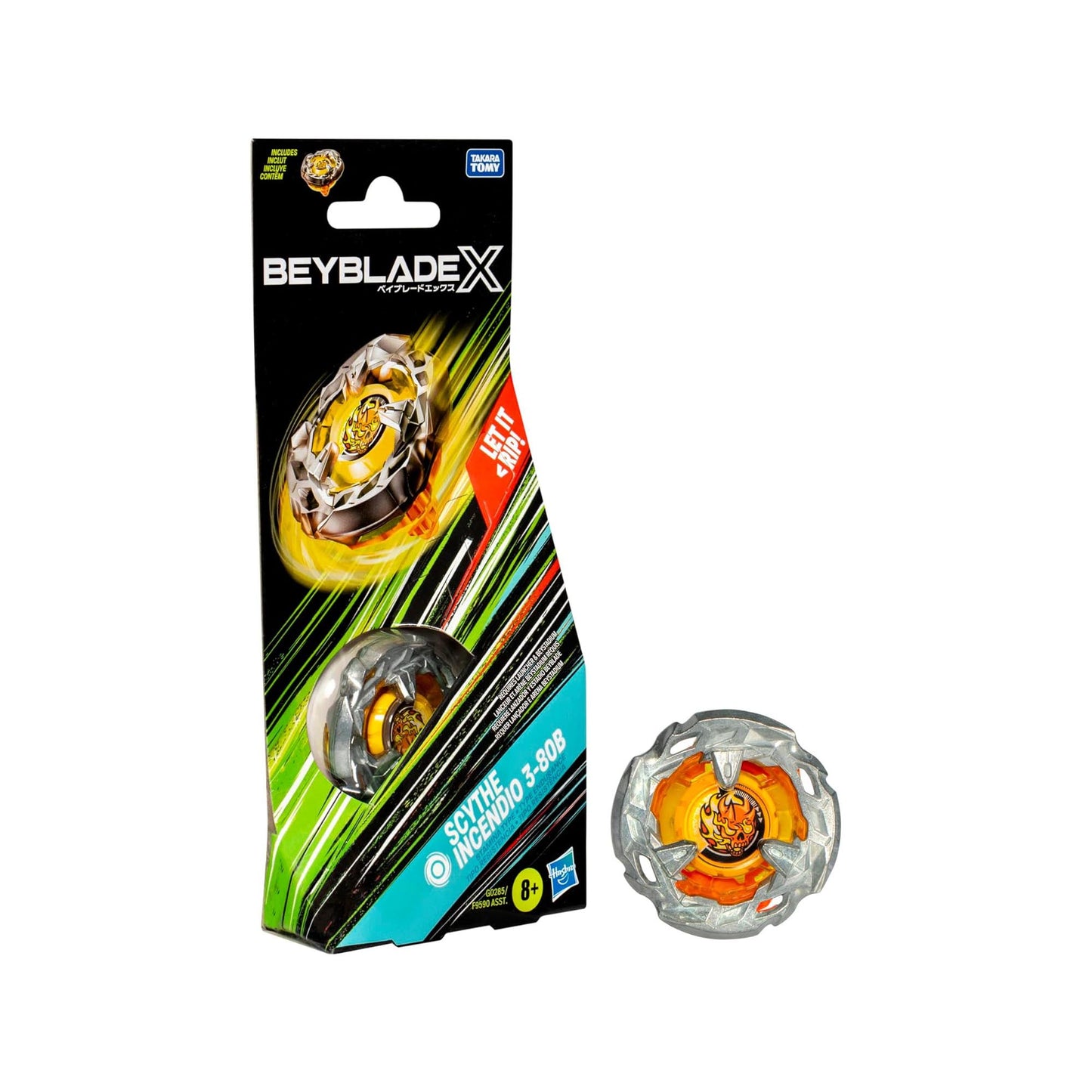 Scythe Incendio 3-80B - Beyblade X - Hasbro