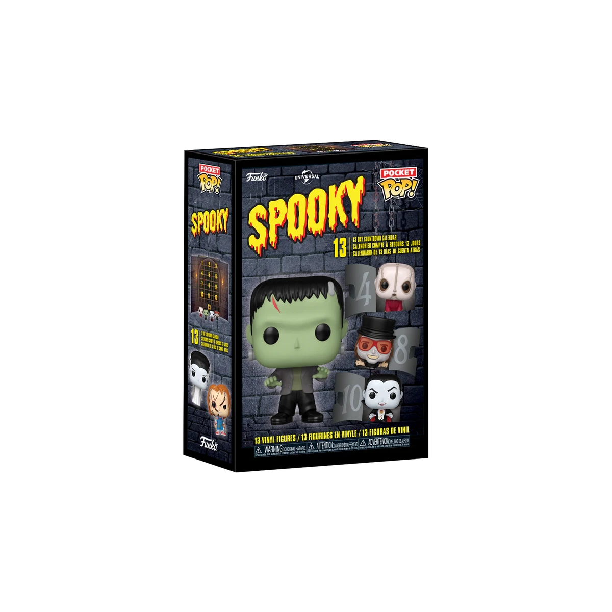 Calendario de Adviento: 13 Dias Conteo de Miedo - Funko Pop