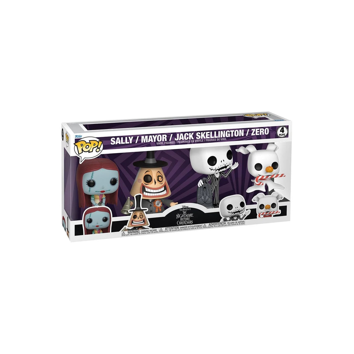 El Extraño Mundo de Jack 4 Pack - Funko Pop