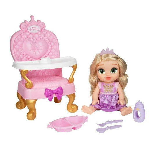 Muñeca Bebe Rapunzel con Trono Real - Disney