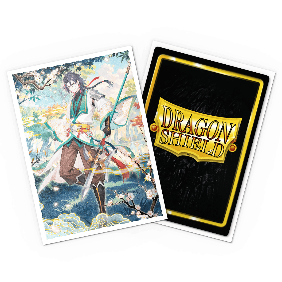 Grand Archive - Jin, Fate Defiant - Matte Art Sleeves - Micas Dragon Shield Standard (100pz)
