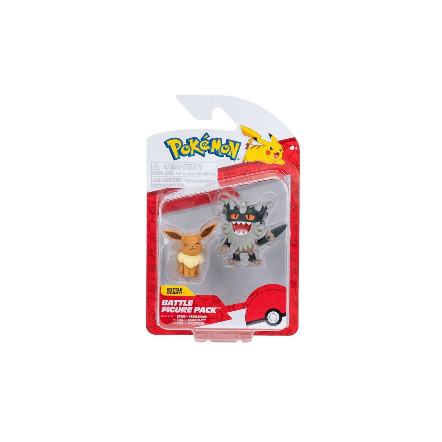 Pikachu & Perrserker Battle Figure Pack