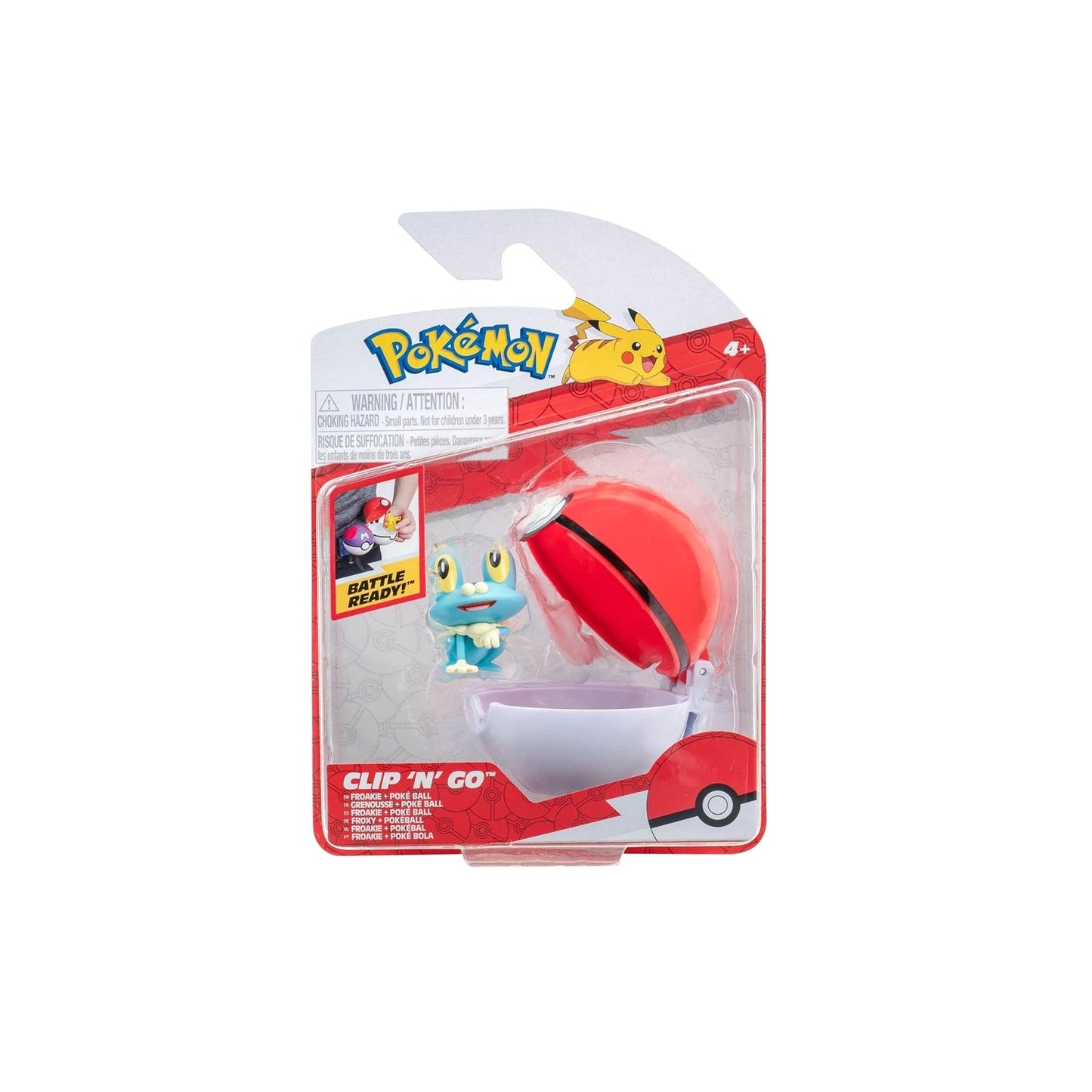Clip n Go: Froakie Poke ball - Pokemon