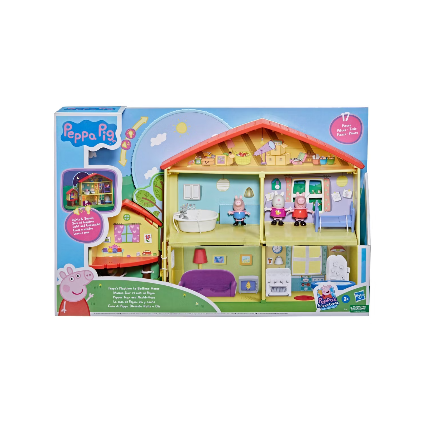 La casa de Peppa: dia y noche