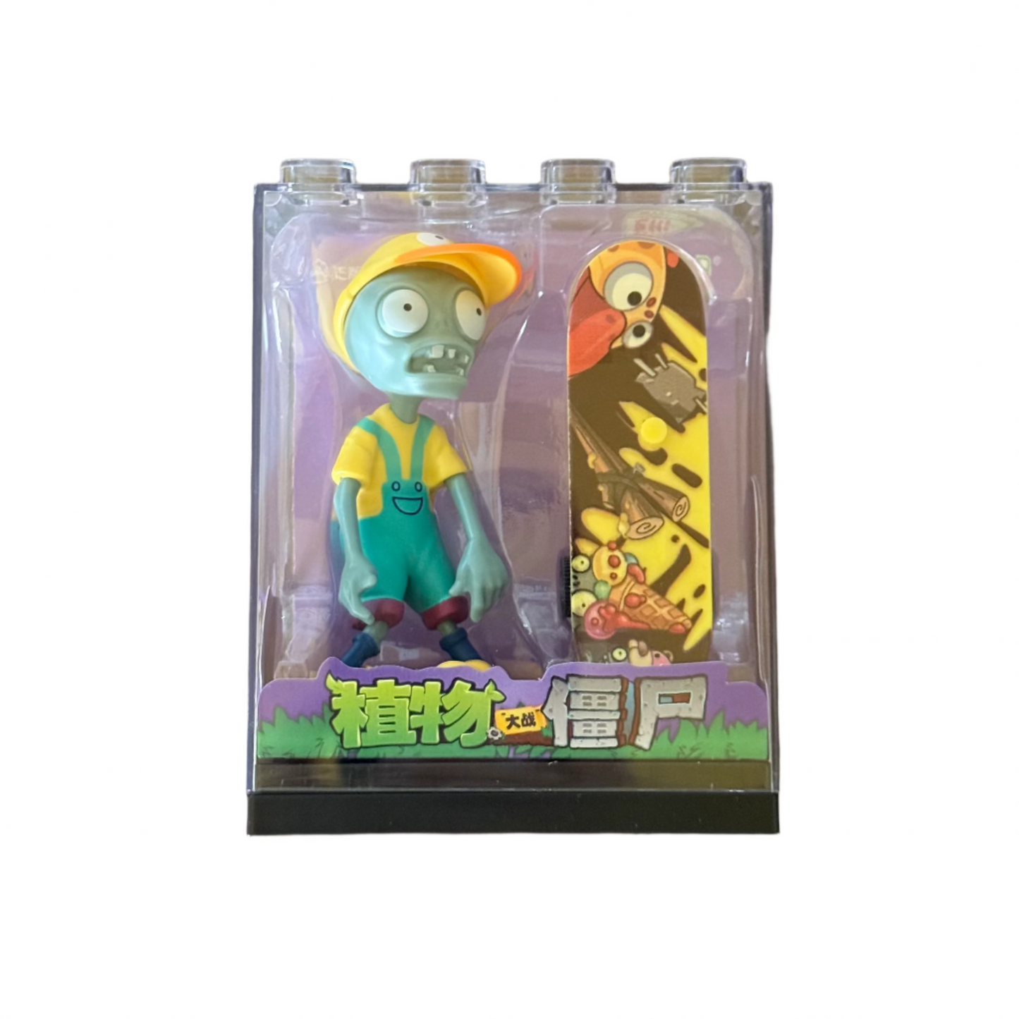 Figura de Zombie con Patineta - Plantas vs Zombies