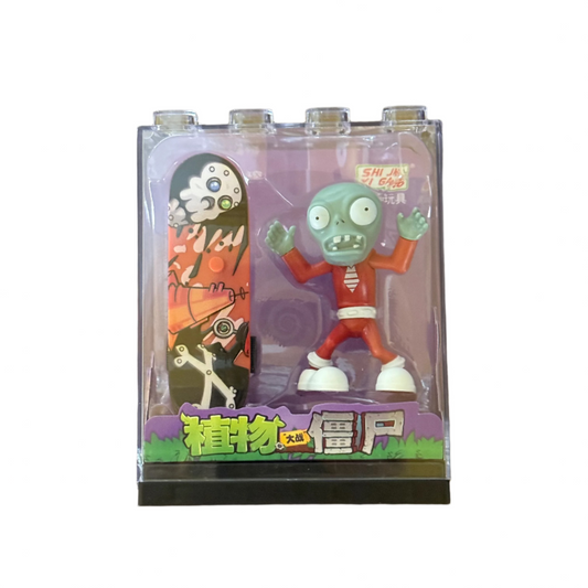Figura de Zombie con Patineta - Plantas vs Zombies