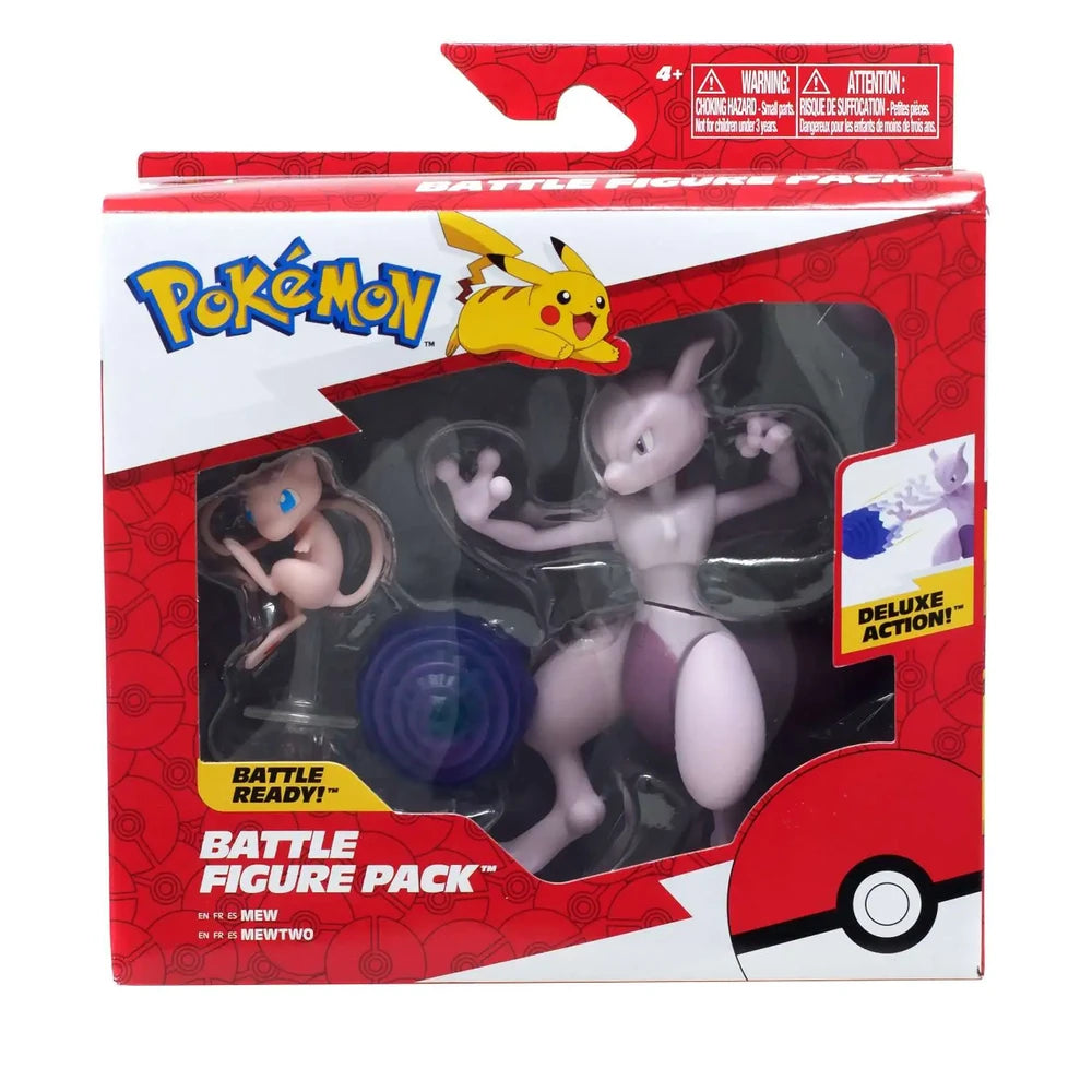 Mew & Mewtwo Battle Figure Pack