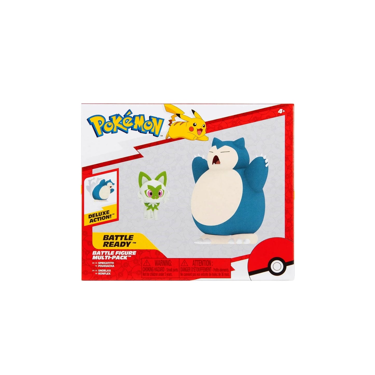 Snorlax & Sprigatito Battle Figure Multi-Pack