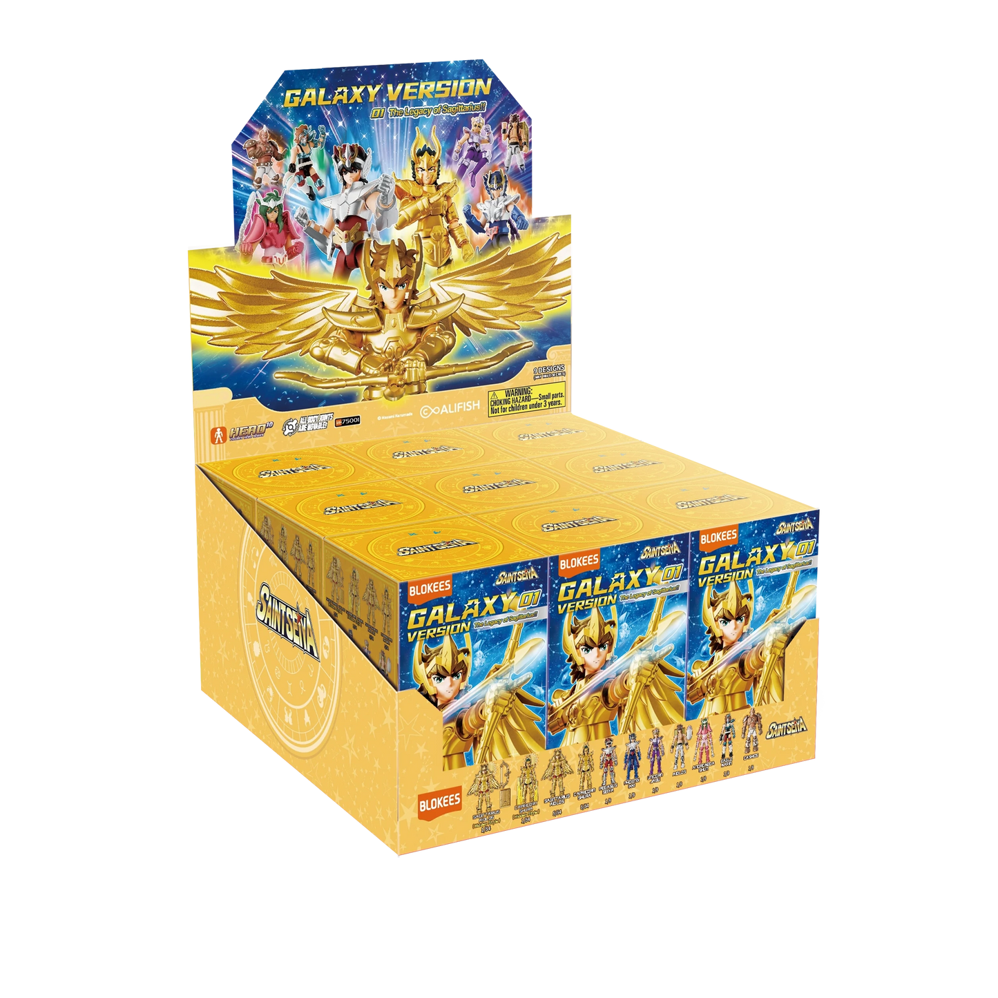 Figure Sorpresa Saint Seiya Galaxy Series: 01 The Legacy of Sagittarius (1pz)