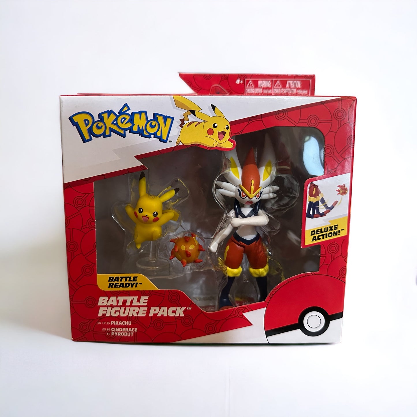 Cinderace (accion de lujo) & Pikachu Battle Figure Pack