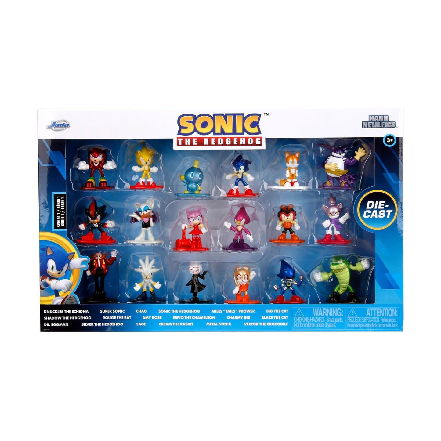 Nano Metalfigs 18 Figuras metalicas Die-Cast - Sonic - Jada