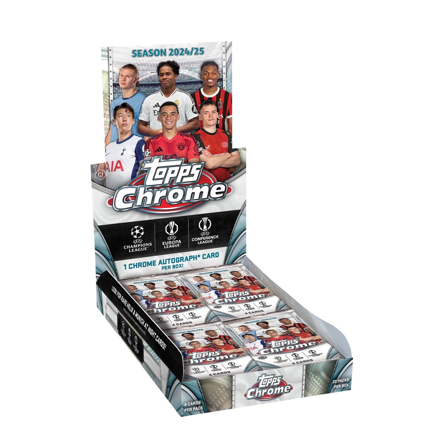 2024-25 Chrome UEFA Club Competitions: Hobby Box - Topps