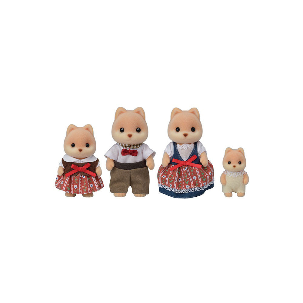 Caramel Dog Family - Sylvanian Families (Version Japonesa)