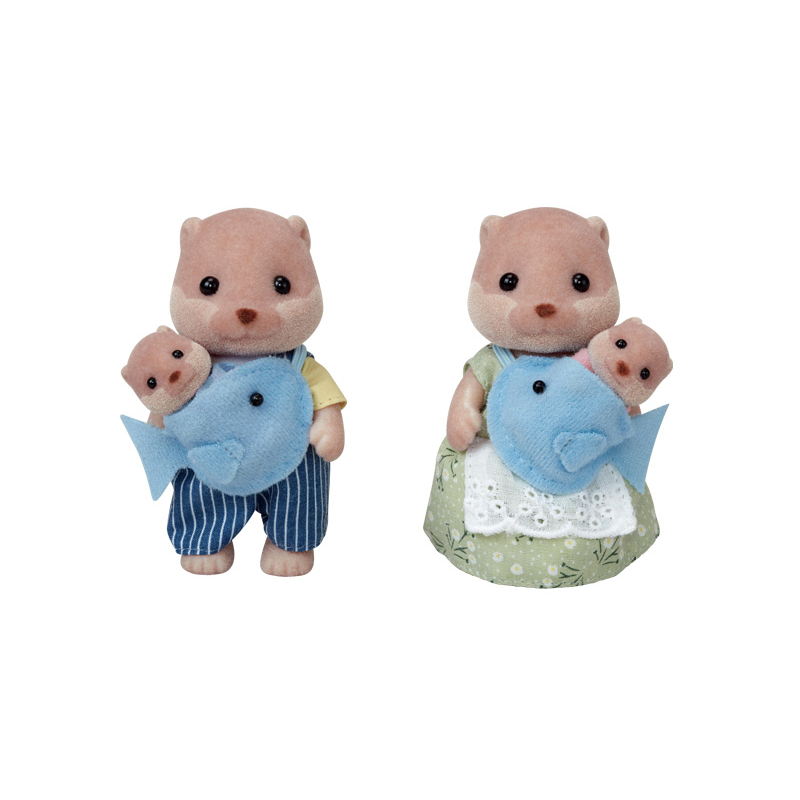 Otter Family - Sylvanian Families (Version Japonesa)