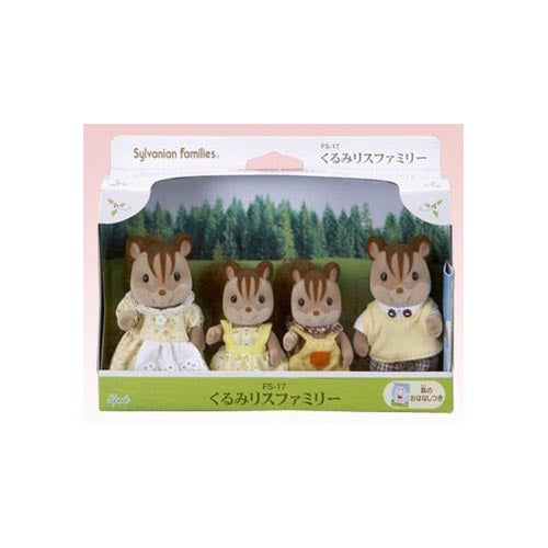 Walnut Squirrel Family - Sylvanian Families (Version Japonesa)