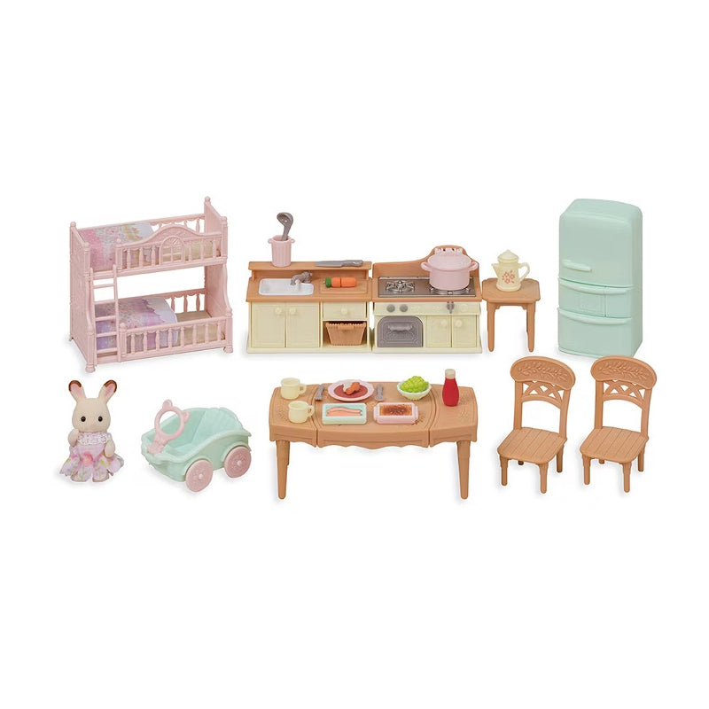 Furniture Set Kotokoto Cooking - Sylvanian Families (Version Japonesa)
