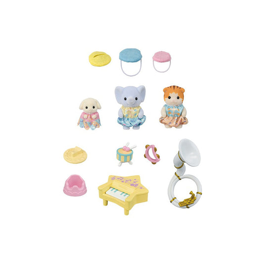 Kindergarten Presentation Set Doremifa Music Band - Sylvanian Families (Version Japonesa)