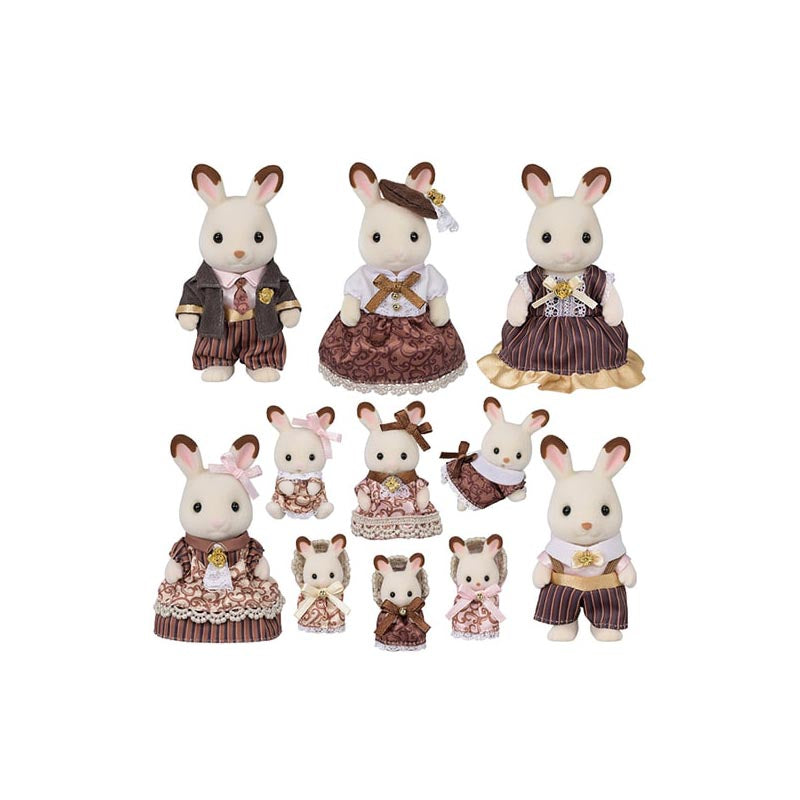 Chocolate Rabbit Family Anniversary Set - Sylvanian Families (Version Japonesa)