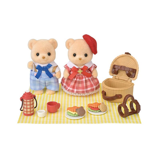 Biscuit Bear Siblings - Picnic Lunch Set - - Sylvanian Families (Version Japonesa)