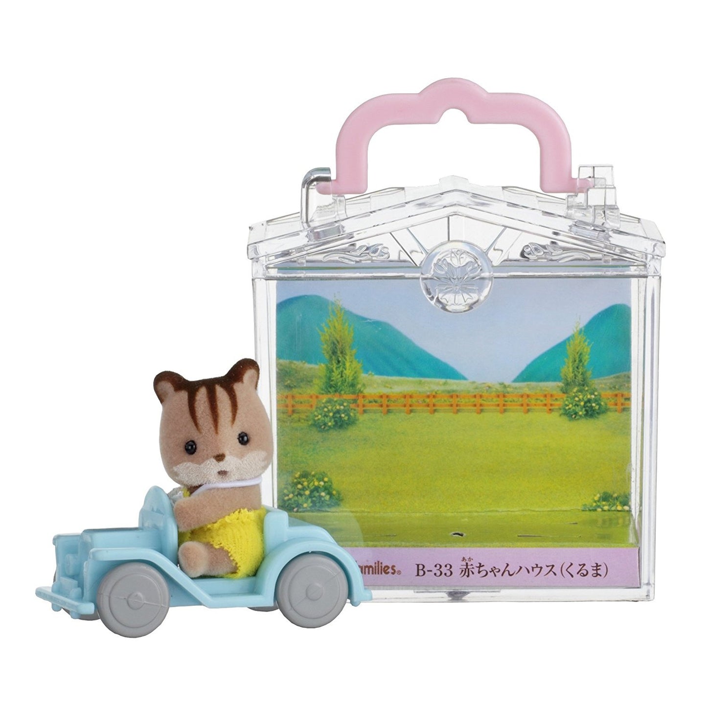 Baby Carry Case (Squirrel on Car) - Sylvanian Families (Version Japonesa)