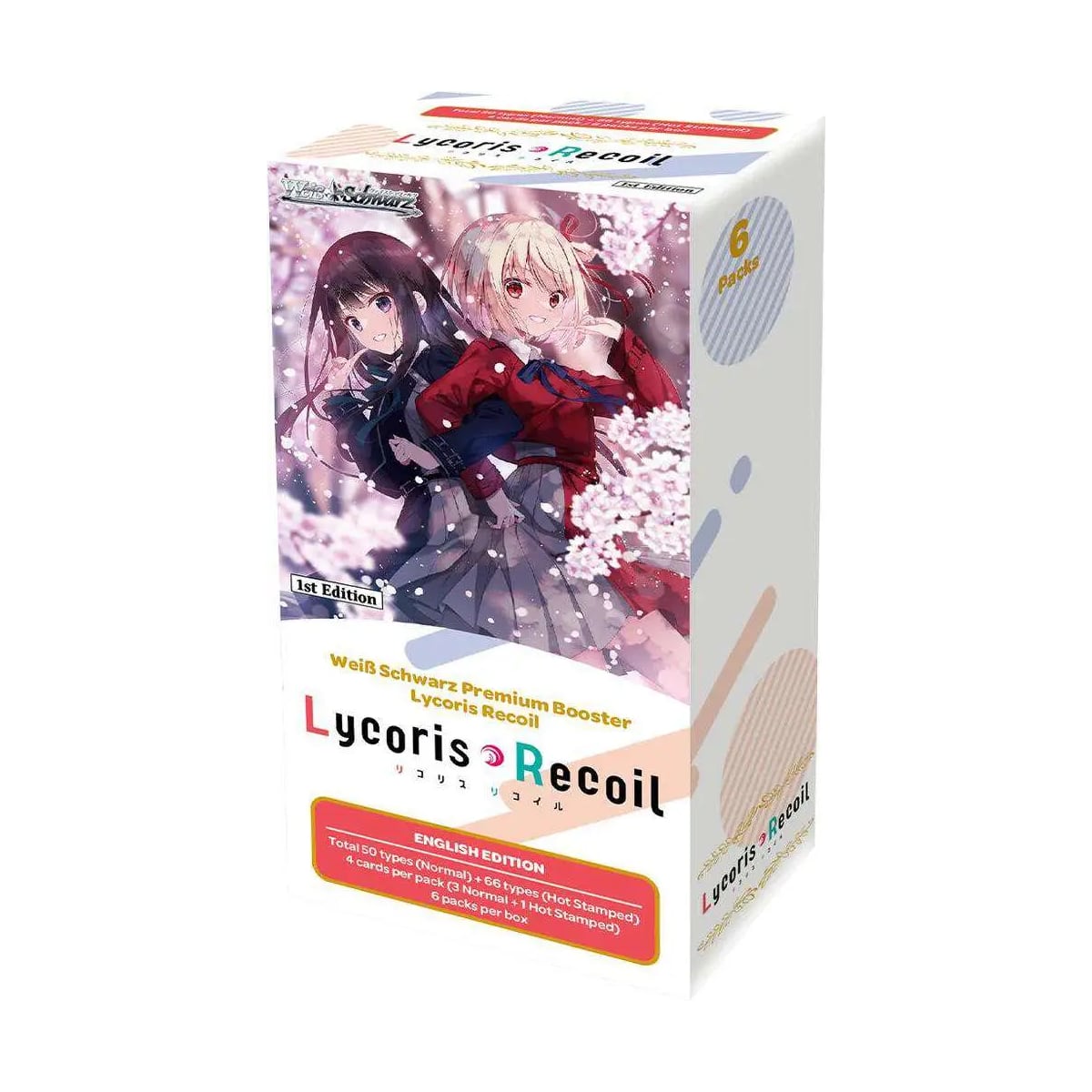 Lycoris Recoil - Premium Booster Pack (6 Boosters) - Bushiroad - Weiss Schwarz