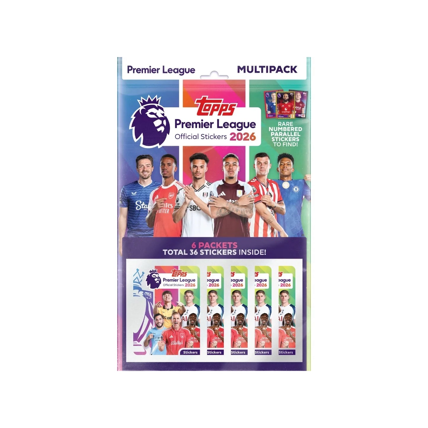 Topps Premier League 2026: Sticker & Album - Multipack - Topps