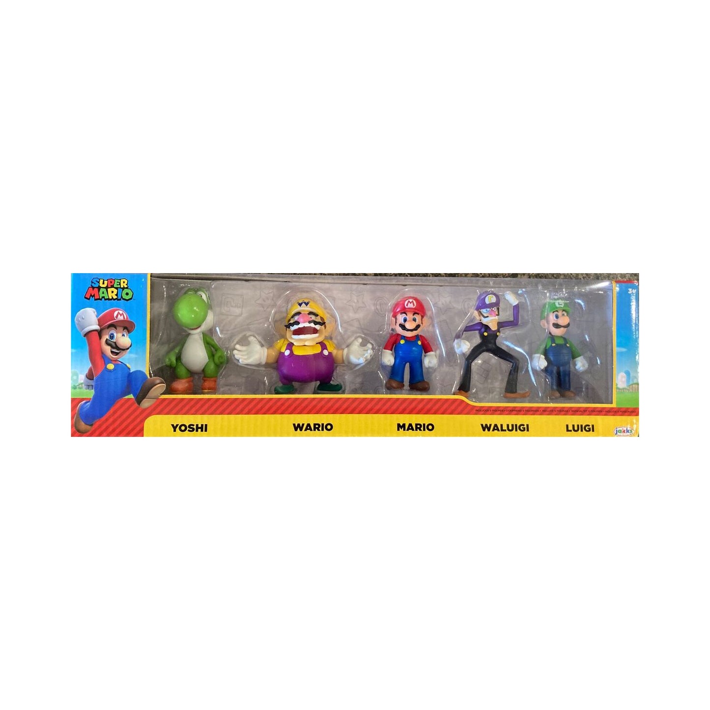 Set Yoshi Wario Mario Waluigi Luigi - Super Mario