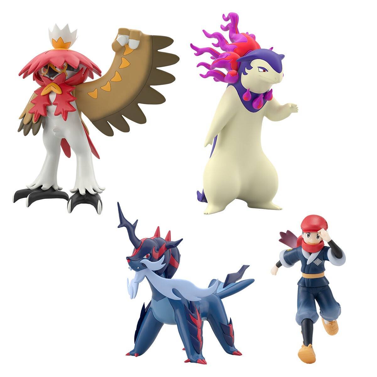 Pokemon Scale World Hisui - Rei & Samurott (Hisuian Form) & Decidueye (Hisuian Form) & Typhlosion (Hisuian Form)