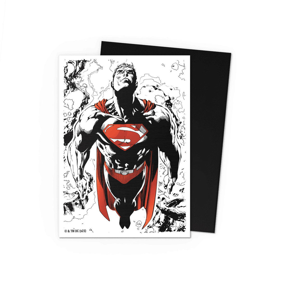 Superman Core (Red/White Variant) - Matte Dual Art Sleeves - Micas Dragon Shield Standard (100pz)
