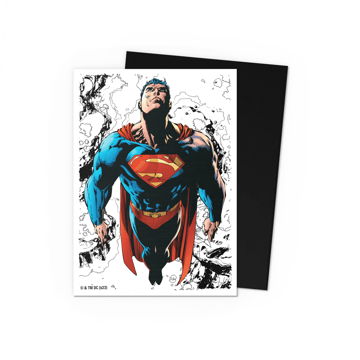 Superman Core (Color) - Matte Dual Art Sleeves - Micas Dragon Shield Standard (100pz)